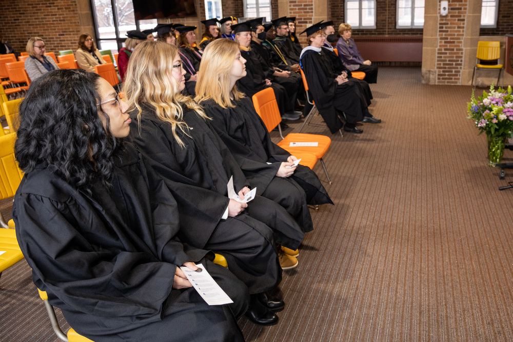 New student convocation at Maria College.